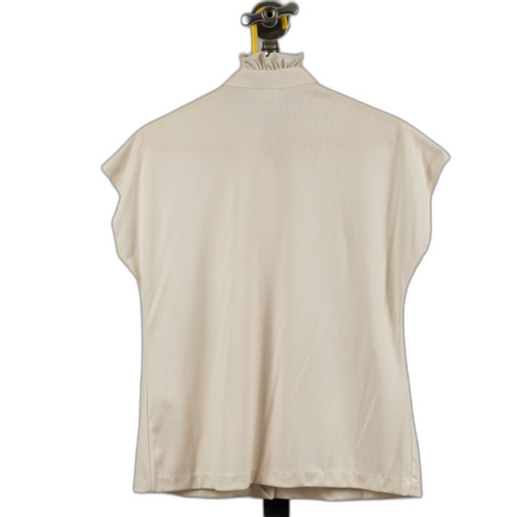 Vintage 70s Mardi Modes ruffle button down blouse size 12 - Picture 2 of 6